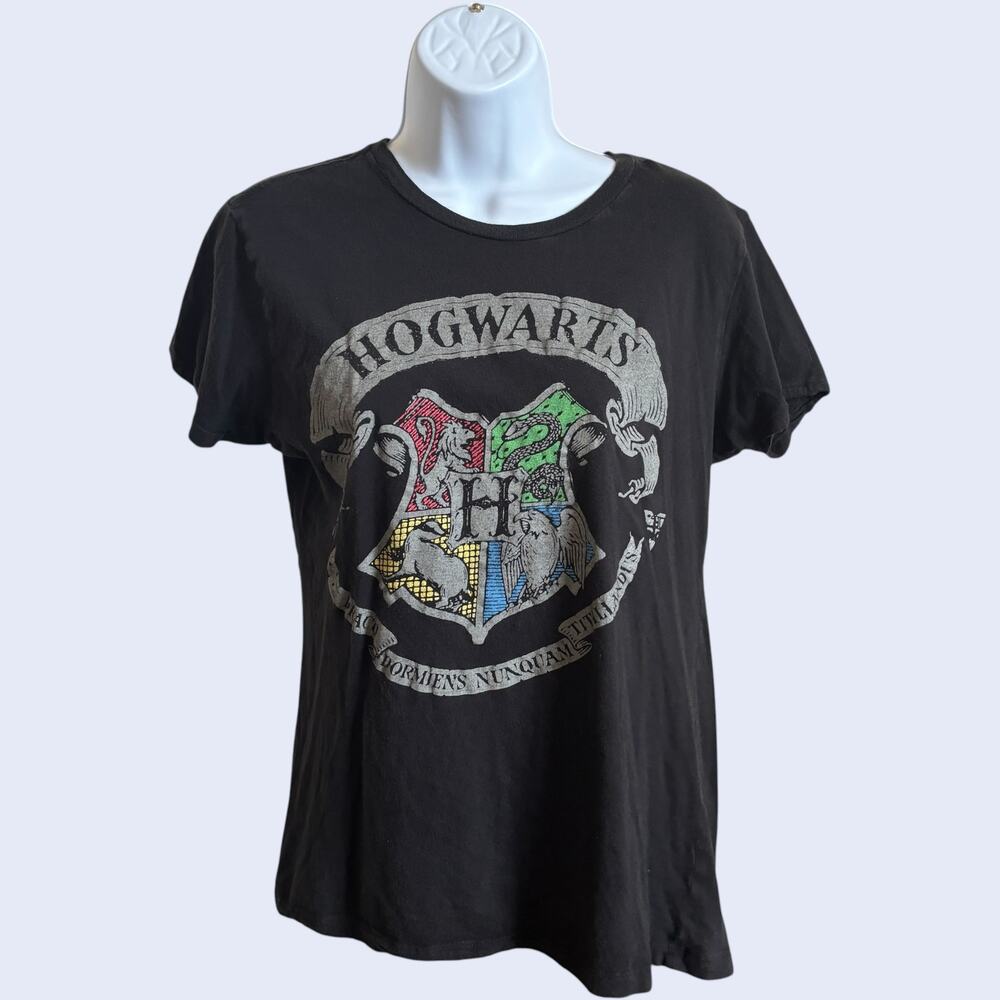 Harry Potter L Casual Hogwarts T-Shirt Black Regular